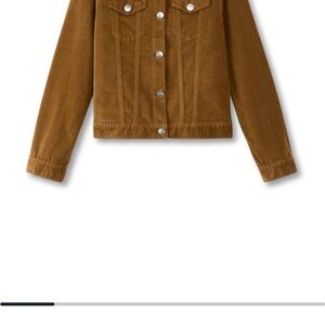 OTD On This Day  Brown stretch velvet Jacket